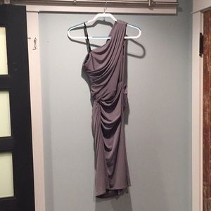 Maggy London one shoulder dress